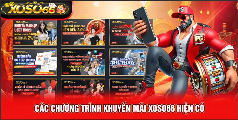 Các chương trình khuyến mãi Xoso66 hiện có