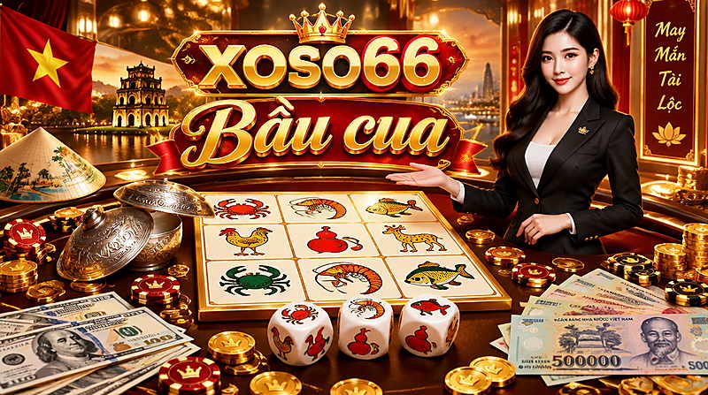 Bầu cua XOSO66: Hướng dẫn chơi và kinh nghiệm từ cao thủ 5 Xoso66 ⭐️ Trang web chính thức: xoso66.com Trò chơi xúc xắc