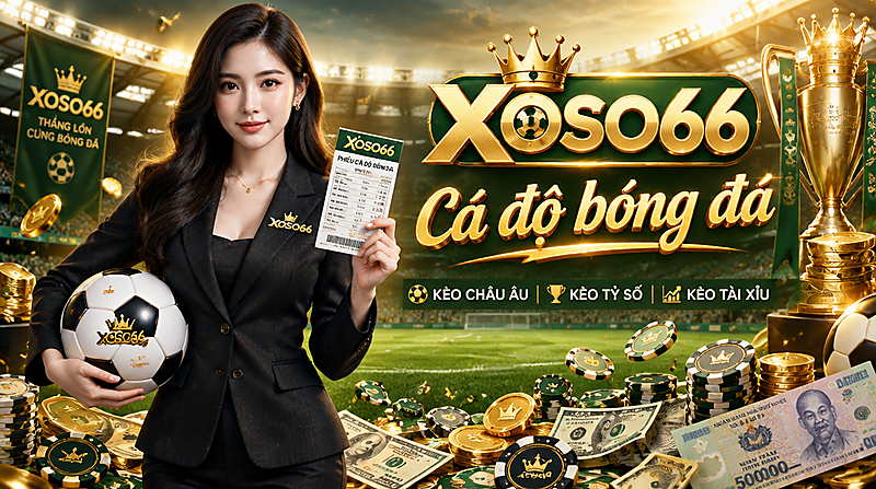 Cá độ bóng đá XOSO66 – Nền tảng cá cược ổn định, minh bạch 6 Xoso66 ⭐️ Trang web chính thức: xoso66.com Tham gia kèo bóng