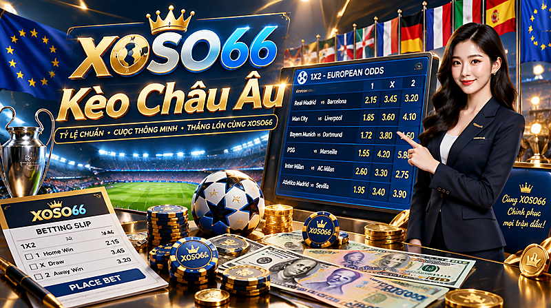 Kèo Châu Âu XOSO66: Hướng Dẫn Chơi & Kinh Nghiệm Thắng Lớn 4 Xoso66 ⭐️ Trang web chính thức: xoso66.com Kèo Châu Âu