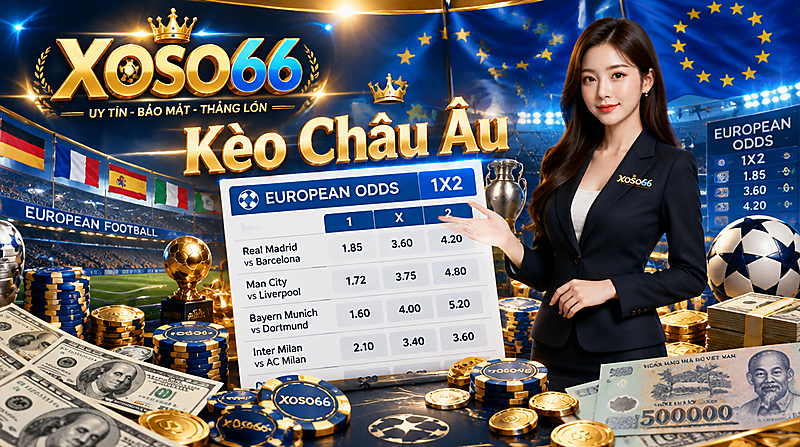 Kèo Châu Âu XOSO66: Hướng Dẫn Chơi & Kinh Nghiệm Thắng Lớn 6 Xoso66 ⭐️ Trang web chính thức: xoso66.com Lựa chọn thắng-hòa-thua